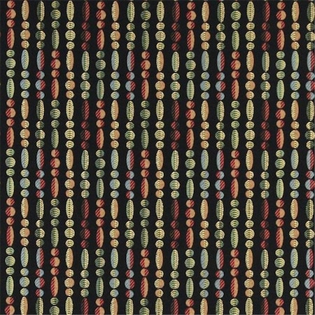 Designer Fabrics Designer Fabrics K0020B 54 in. Wide Red; Blue; Green And Black; Geometric Striped Contemporary Upholstery Fabric K0020B
